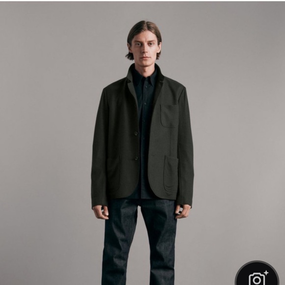 Rag Bone men's black prospect Japanese cotton blazer sz 40 S/M